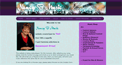 Desktop Screenshot of nancybmusic.com